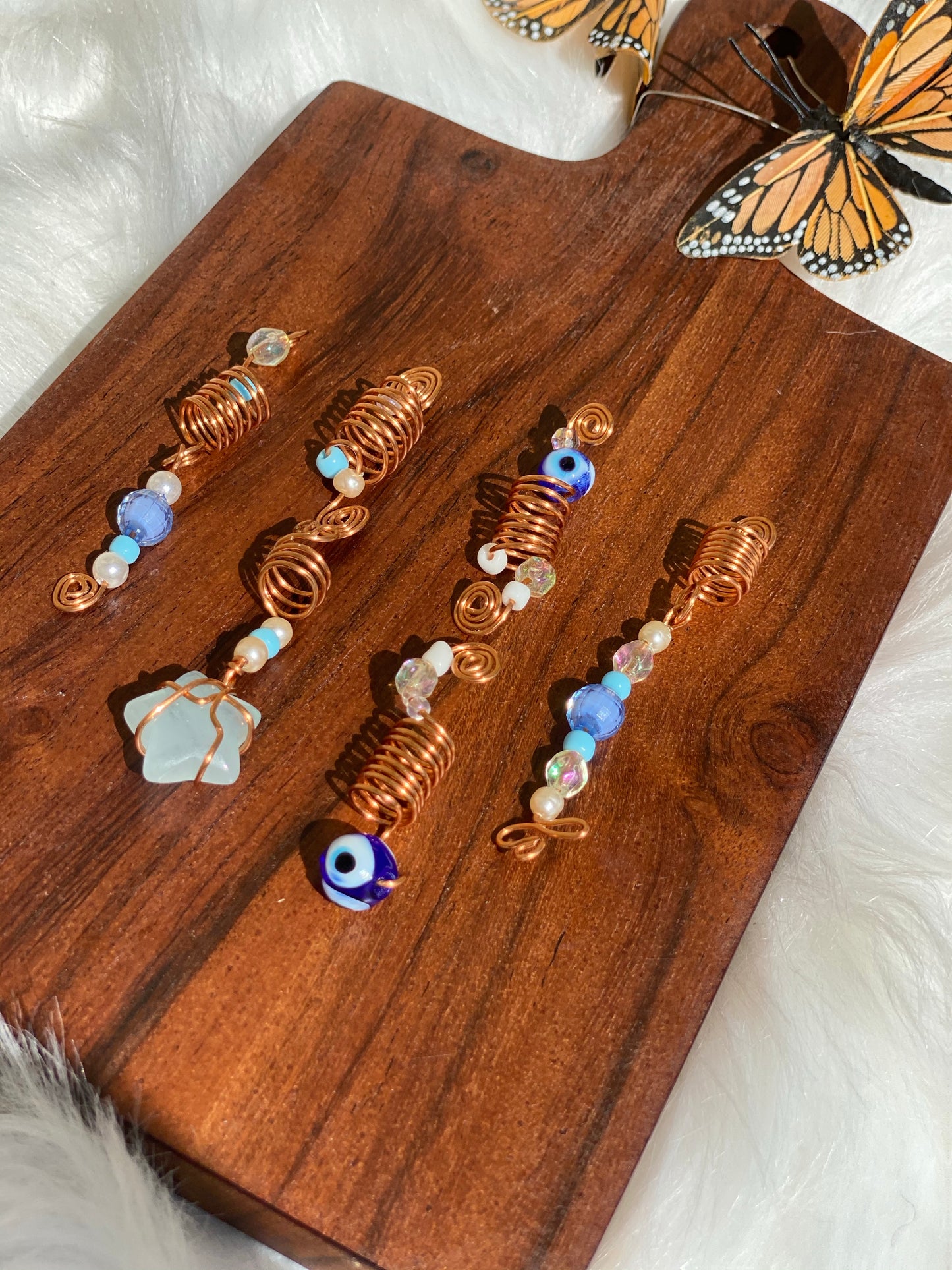 Aquamarine LOC / Hair Star Set