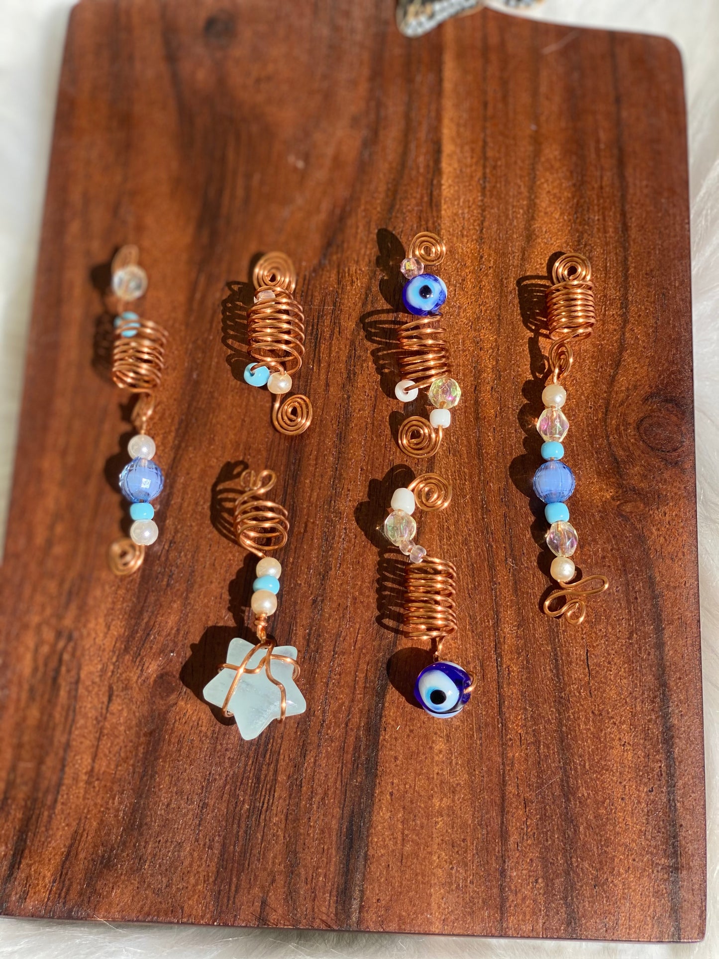 Aquamarine LOC / Hair Star Set