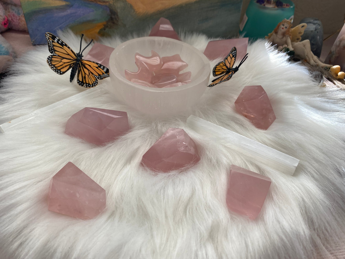 Madagascar Rose Quartz Freeforms