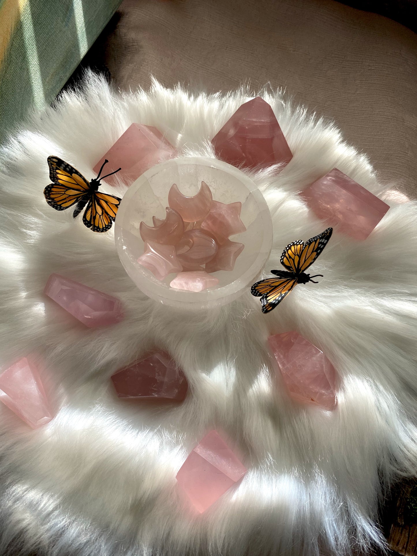 Madagascar Rose Quartz Freeforms