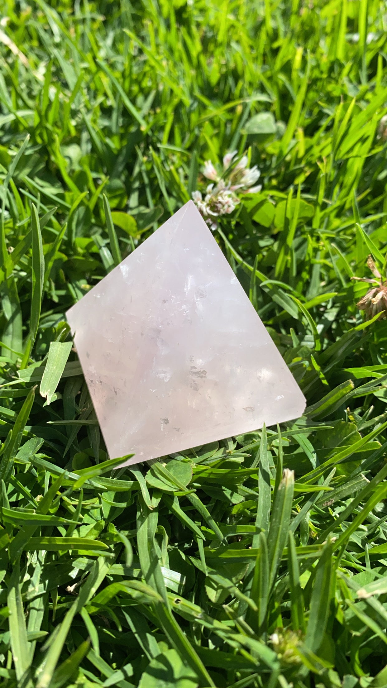 Rose Quartz Pyramid