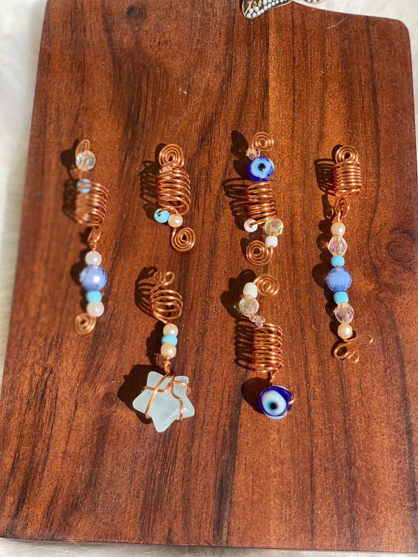 Aquamarine LOC / Hair Star Set