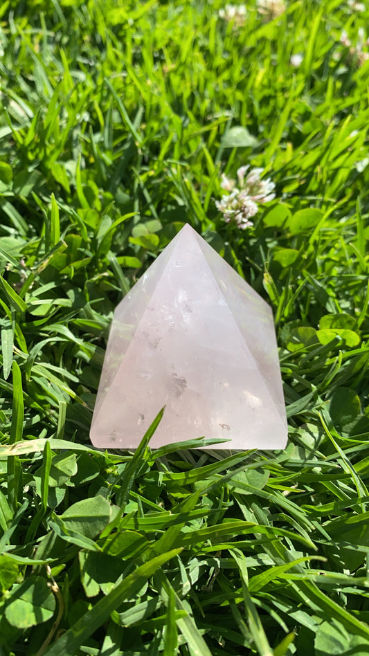 Rose Quartz Pyramid