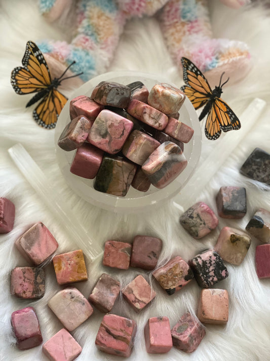 Rhodonite Cubes