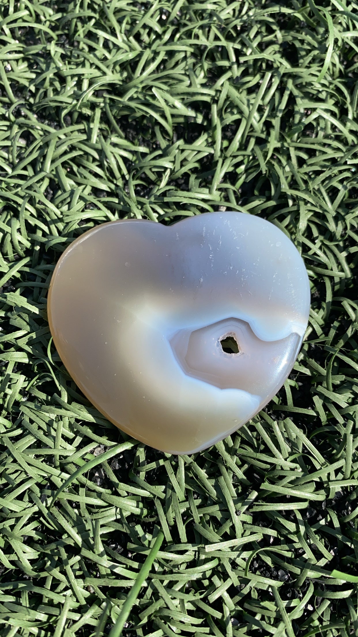 Agate Heart w/ Druze Portal