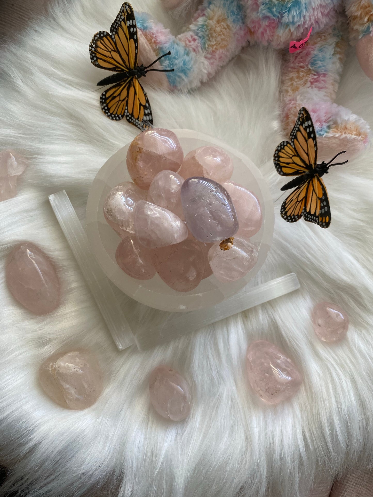 Rose Quartz Tumbles