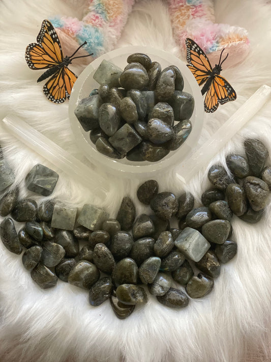 Labradorite Tumbles & Cubes