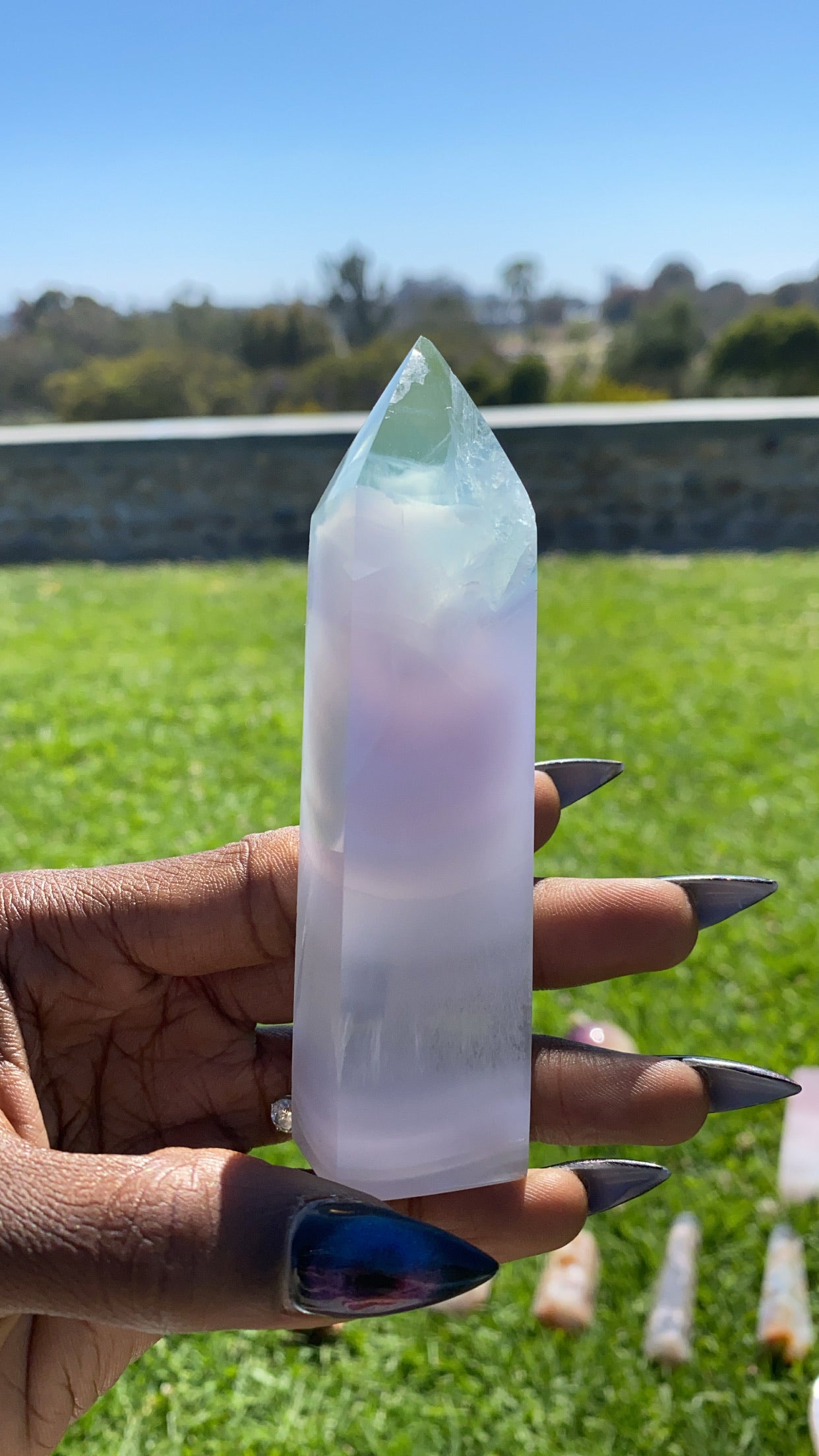 Lavender Fluorite Tower