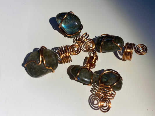 Labradorite LOC / Hair Charm