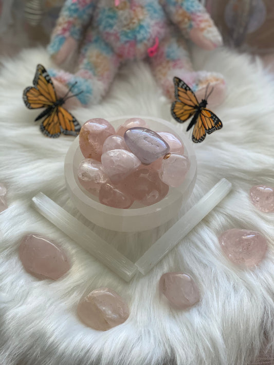 Rose Quartz Tumbles
